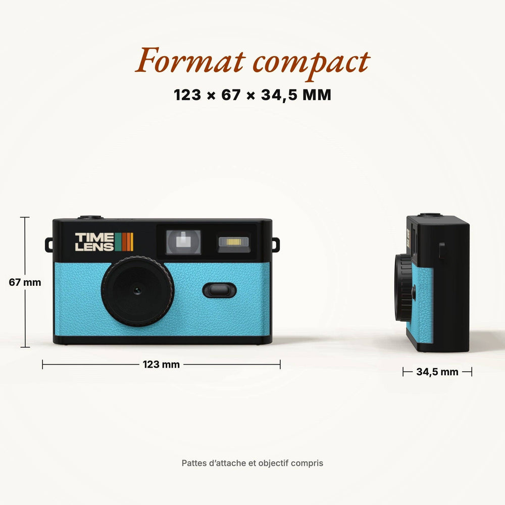 Appareil photo TimeLens® Bleu Turquoise