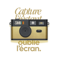 Appareil photo TimeLens® POP EDITION 80's Gold