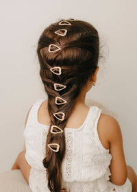 Pinces à cheveux Glitter Sweetheart - Multicolore
