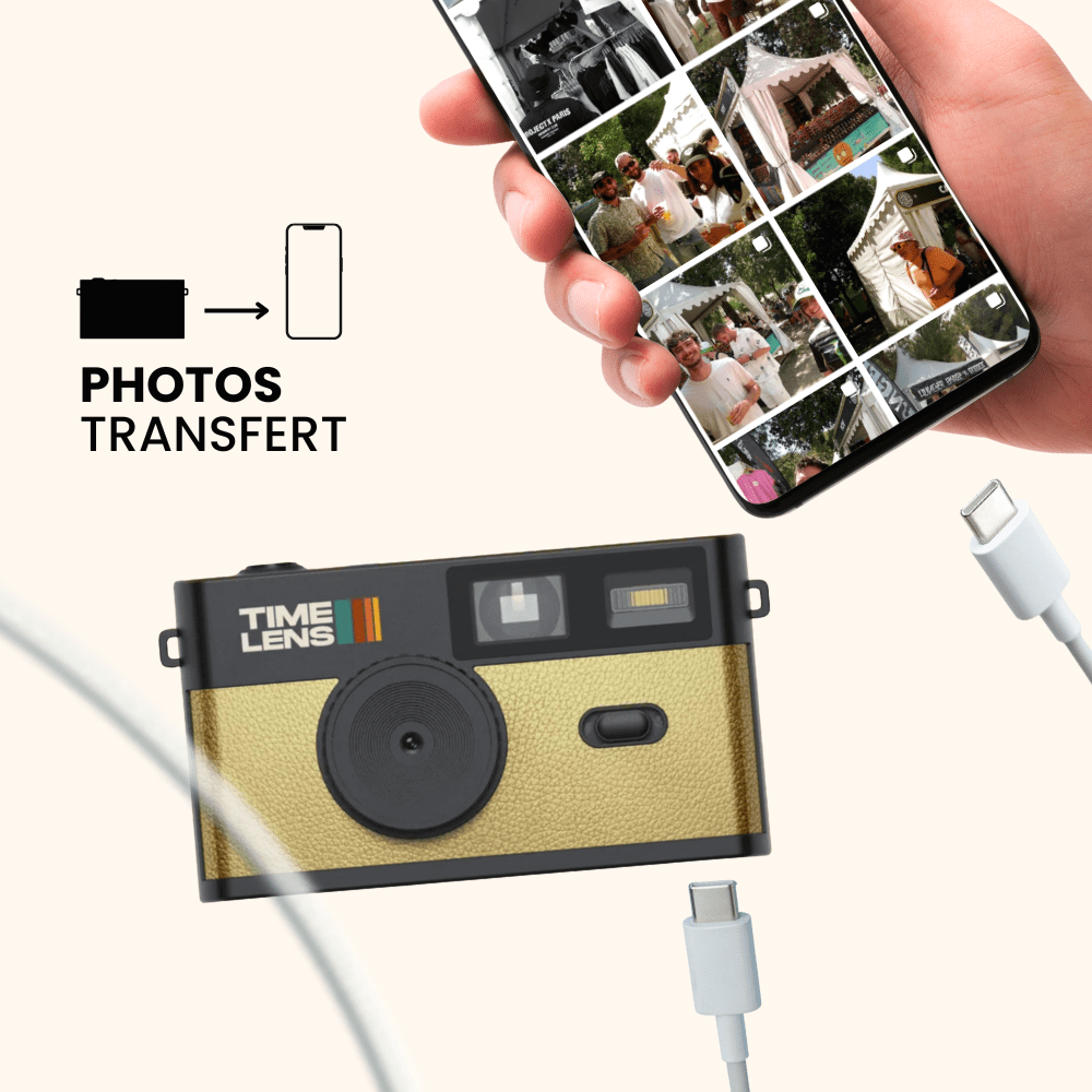 Appareil photo TimeLens® POP EDITION 80's Gold