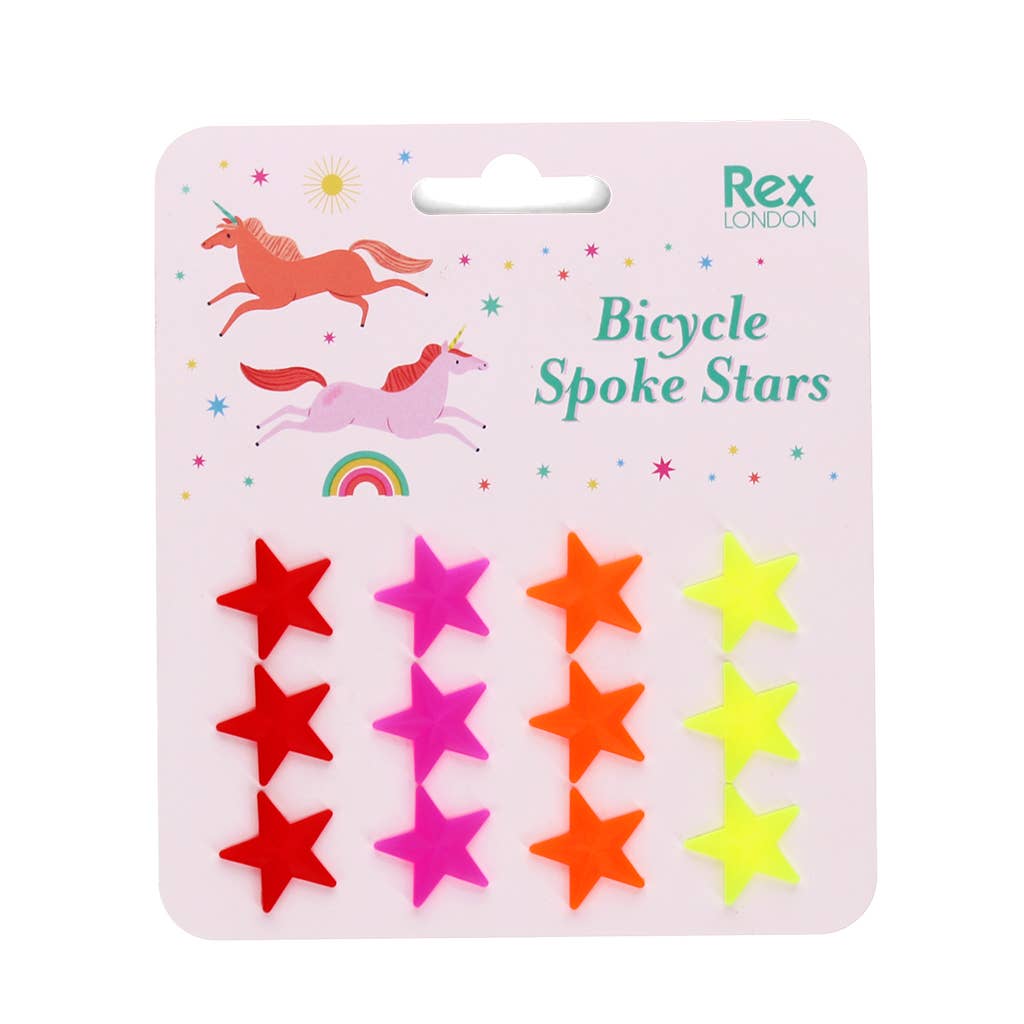 Étoiles de rayons de bicyclette - Licorne