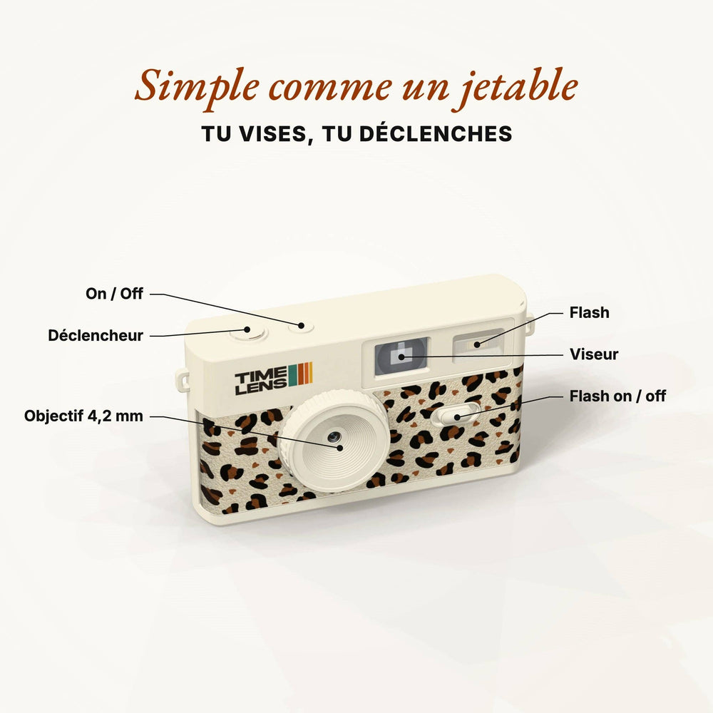 Appareil photo TimeLens® Cream Leopard