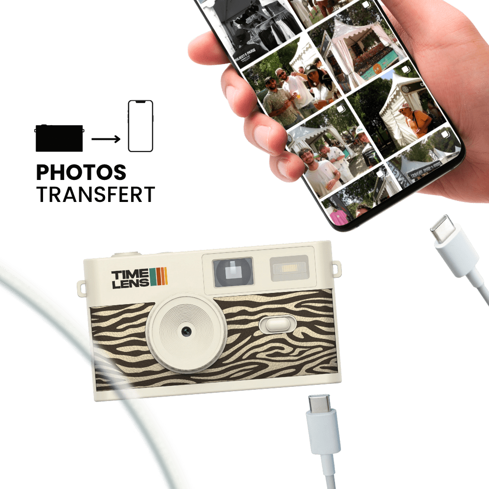 Appareil photo TimeLens® Cream Zebra