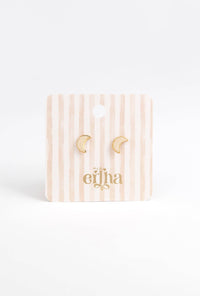Boucles d'oreilles clous - Lune Brillante