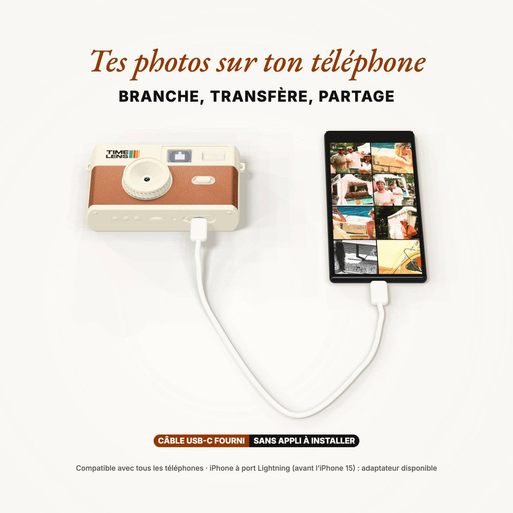 Appareil photo TimeLens® Cream Brown