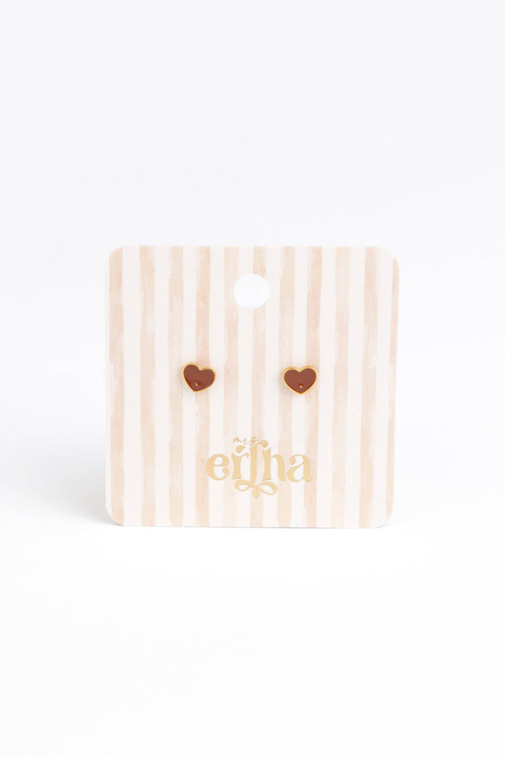 Boucles d'oreilles clous - Petit cœur