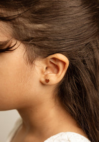 Boucles d'oreilles clous - Petit cœur