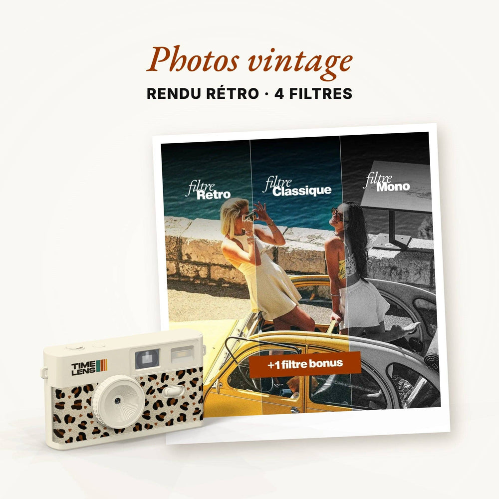 Appareil photo TimeLens® Cream Leopard