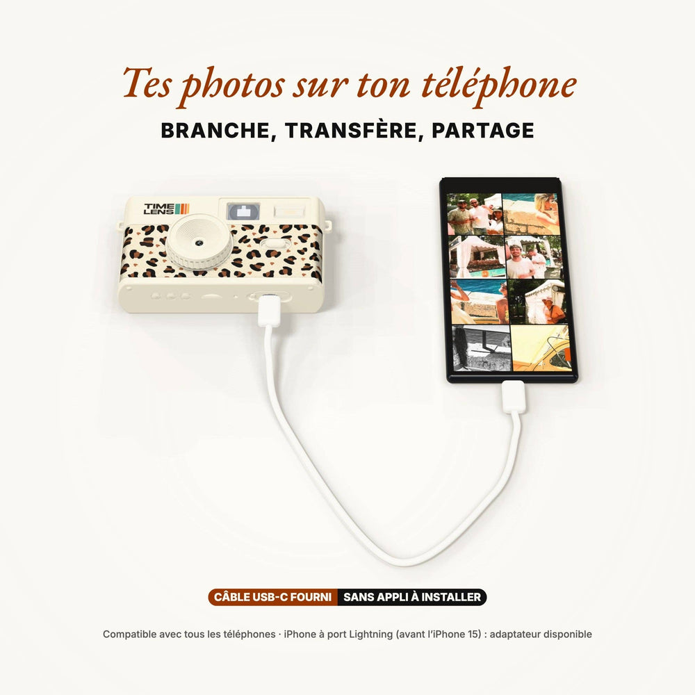 Appareil photo TimeLens® Cream Leopard