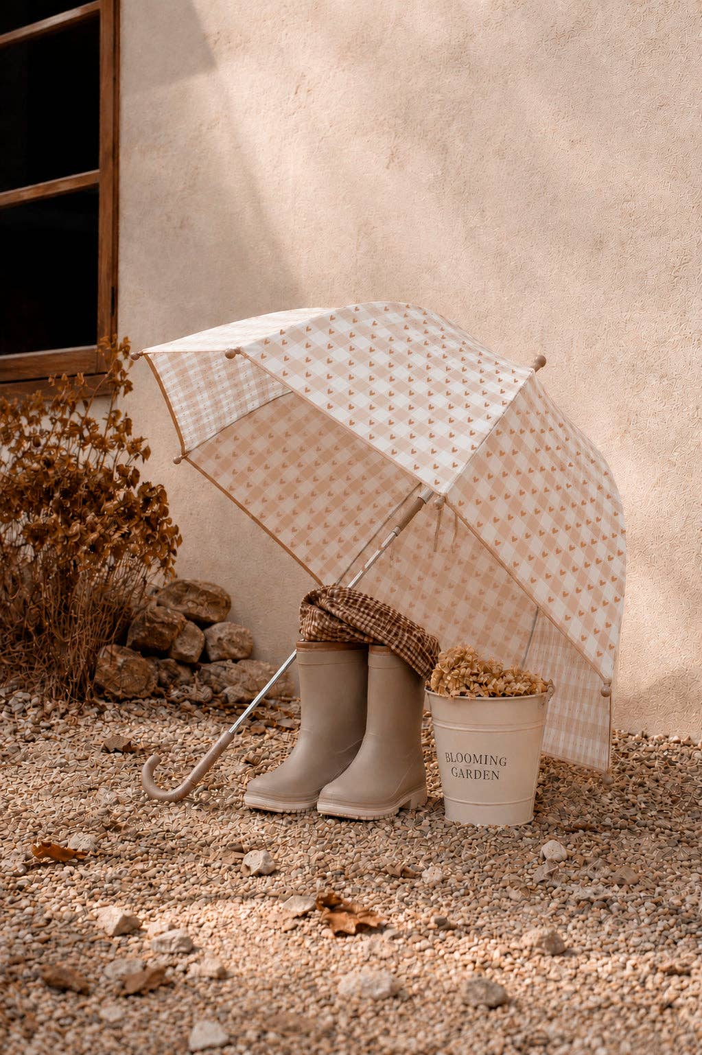 Coquelicots - Parapluies pour enfants - Carreaux en forme de cœur
