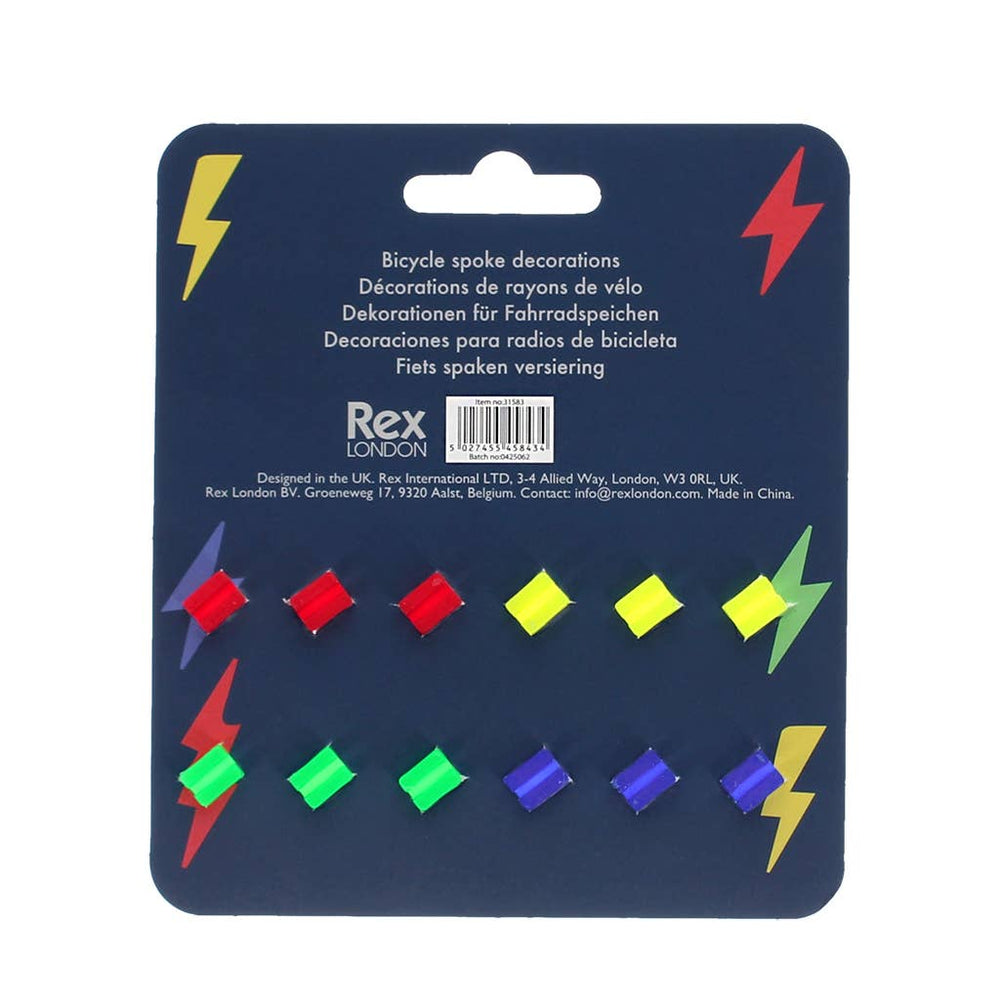 Décorations de rayons de vélo - Éclairs